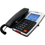 Maxcom KXT709 стационарен телефон, графит, сребрист Телефонни апарати