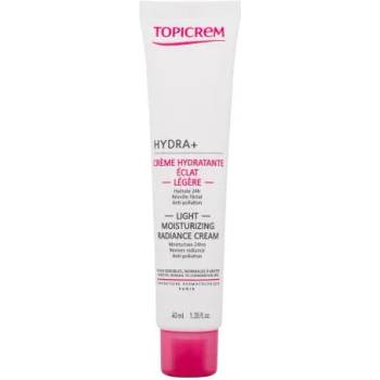 TOPICREM HYDRA+ Light Moisturizing Radiance Cream интензивно хидратиращ дневен крем 40 ml унисекс