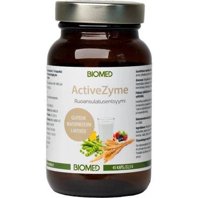 Biomed Храносмилателни ензими ActiveZyme - за стомашен комфорт, 45 капсули (000347 (2183010) BM)