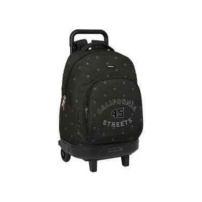 SAFTA Училищна чанта с колелца Safta California Черен 33 X 45 X 22 cm