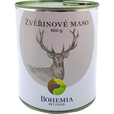 Bohemia Pet Food Zvěřinové maso ve vlastní šťávě 800 g