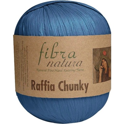 Fibra Natura Raffia Chunky 114-13 tmavě modrá