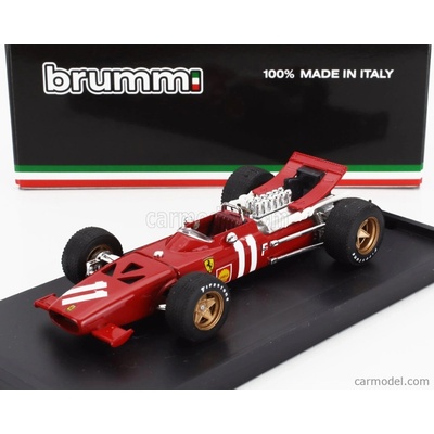 Brumm Ferrari F1 312 N 11 Monaco Gp 1969 Chris Amon Červená Bílá 1:43
