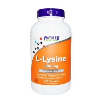 NOW Л-Лизин 500 мг. - Lysine 500 - 250 таблетки - NOW FOODS, NF0102
