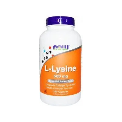 NOW Л-Лизин 500 мг. - Lysine 500 - 250 таблетки - NOW FOODS, NF0102