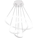 VITO Led полилей 3 диска Ф600/Ф400/Ф200 40w trio white (2025960)