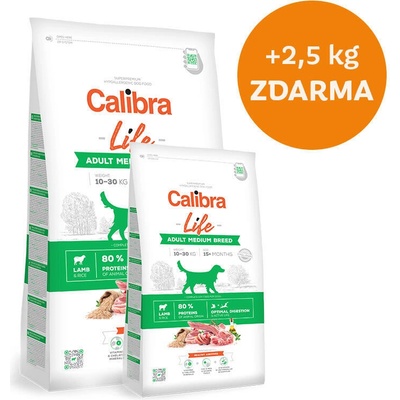 Calibra Dog Life Adult Medium Breed Lamb 14,5 kg
