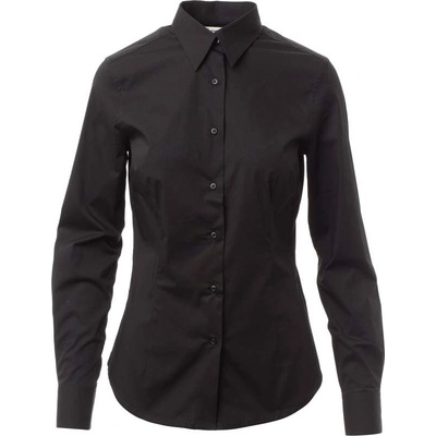 PAYPER FLORENTIA LADY S00257-P051 / Дамска риза slim fit - черна 44 (S00257P0511400044)