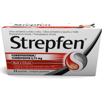STREPFEN POMERANČ BEZ CUKRU ORM 8,75MG PAS 24