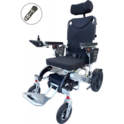 Zoela 7005R Elektrický skládací invalidní vozík s manuálním polohováním zádové opěrky – Zboží Dáma