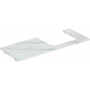 Geberit Плот за мивка Geberit One с десен изрез, тип бял мрамор 120 см (505.155.00.1)