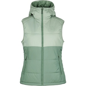 Stoic Дамски синтетичен елек Stoic Women's MountainWool200 StorboSt. Hooded Vest Winter vest - Iceberg Green / Pineneedle Green (132-1524-0214)