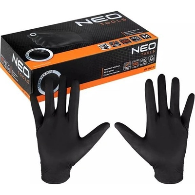 Neo Tools 97-691 Nitrilové rukavice čierne 100 ks