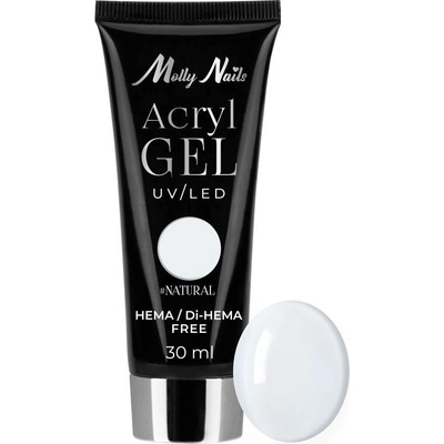 Molly Nails Acryl gel Hema/di-Hema free Natural 30 ml