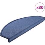 vidaXL Изтривалки за стълби, 30 бр. , 65x24x4 см, сини, полукръгли, големи (3365756)