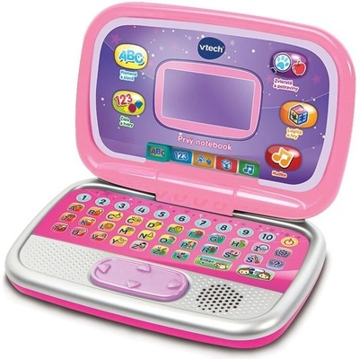 Vtech Prvý notebook ružový SK – Zboží Mobilmania