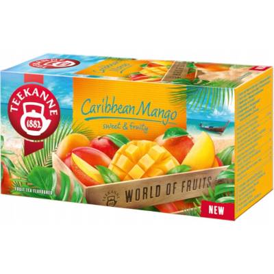 Ovocný čaj v nálevových vreckách Teekanne Caribbean Mango 20x2,25 g