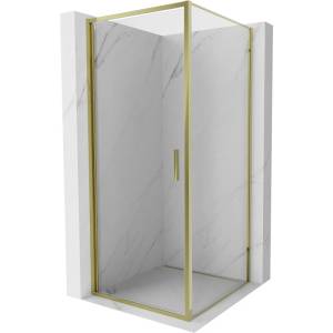 Mexen Exo-B душ кабина с панта 70 x 70 см, прозрачна, златна - 817-070-070-50-00 (817-070-070-50-00)