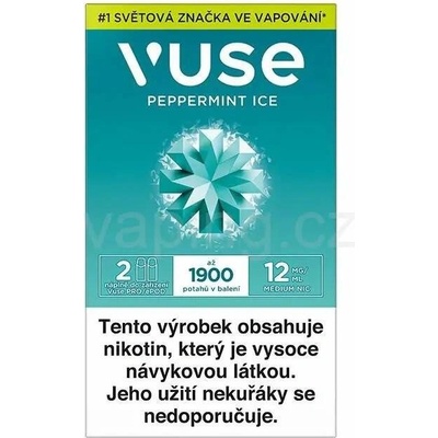 British American Tobacco Vuse ePod PRO náplň Peppermint Ice 12 mg 2ks