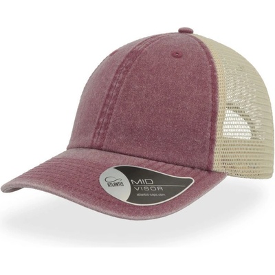 Atlantis Headwear Case Trucker 6 panelová COT-33507037099 Burgundová