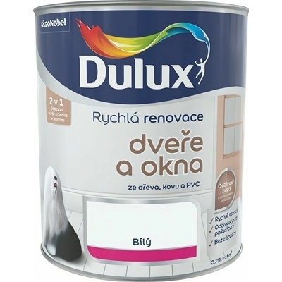 Dulux Rýchla renovácia dvere a okná 0,75 l Biela