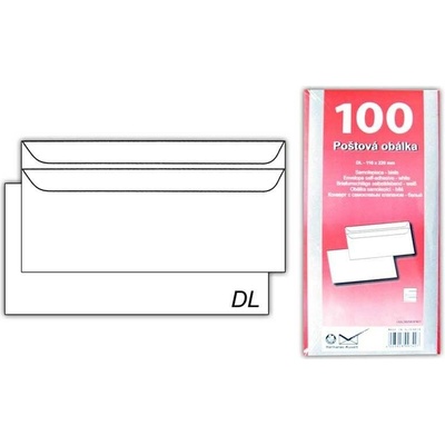 Dopisní obálka DL K-DL/80SX/P/100 samolepící