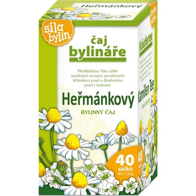 Čaj bylináře Heřmánkový nálevové sáčky 40 x 1,6 g