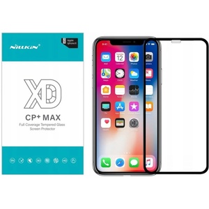 Nillkin Стъклен протектор за iPhone XS MAX Nillkin XD CP+ MAX - Черен