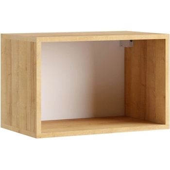 Konsimo Sp. z o.o. Sp. k. Nástenná polica PAVO 32,5x50 cm zlatý dub KO0178