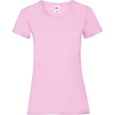 Fruit of the Loom lady-fit valueweight t / Дамска тениска с къс ръкав - светло розова xs (16137204000)