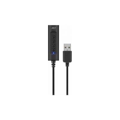 Ewent Звукова карта Ewent AC9360, 2.0, USB-A, 3.5 mm, Черен, EWENT-ACT-AC9360