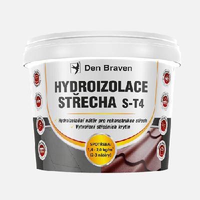 Den Braven DENBIT S-T4 (Strešný hydroizolačný náter) červenohnedá Hmotnost tmelu: 30 kg