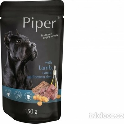 Piper Adult s jahňacinou, mrkvou a hnedou ryžou 150 g