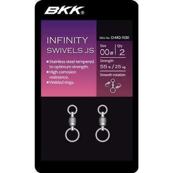 BKK Obratlík infinity Swivel veľ.3 90 kg 2 ks