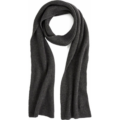 Celio Ribbed Scarf Viribs sivá