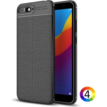 Image 1 of Huawei Y6 (2018)/Honor 7A Удароустойчив Litchi Skin Калъф и Протектор