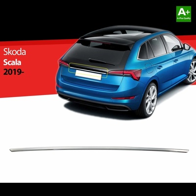Nerez lišta - madlo nad zadnou ŠPZ Škoda Scala 2019+