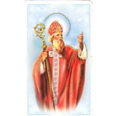 Obrázok: svätý Mikuláš, flitrovaný - bez textu - AK-1