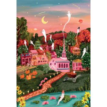 Image 1 of Pieces & Peace - Puzzle Halloween Town - 1 000 piese