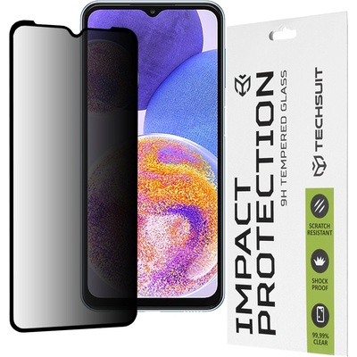 Techsuit Протектор за Samsung Galaxy A23 4G / A23 5G / M23 / F23 / M33 / A13 4G / M13 / F13 - 111D Privacy Full Glue - Черен
