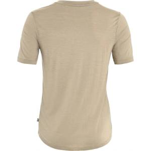 Fjällräven Hoja Lugnt Wool T-shirt W Размер: L / Цвят: бежов