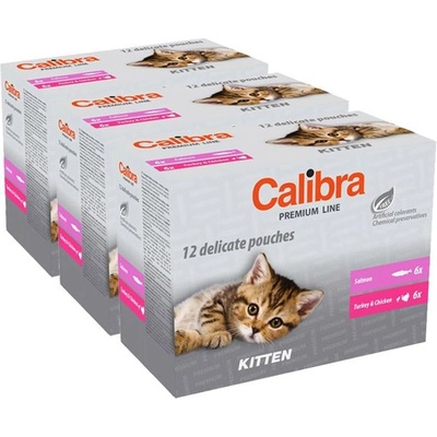 Calibra Cat консерви Premium Kitten multipack 36 x 100 г