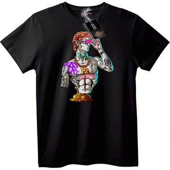 NOONEBRAND Тениска BRO Киберпанк Статуя - M, Black