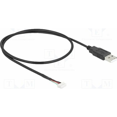 Delock 12109 USB 2.0 USB A vidlice,kolíkový konektor 5pin 0,6m
