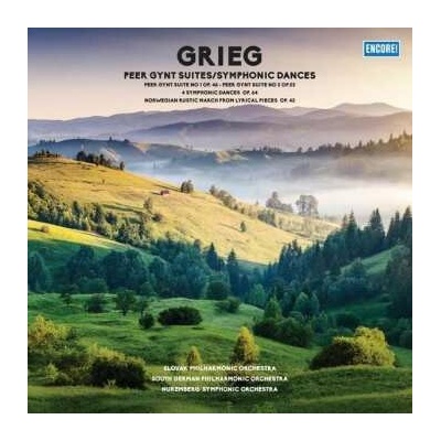 Bellevue Marathon Entertainment Edvard Grieg Peer gynt suites Symphonics dances LP