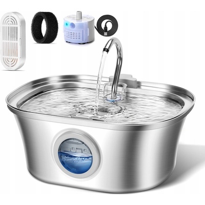 HDeye Fontánka na vodu kov 3200 ml – Zboží Mobilmania