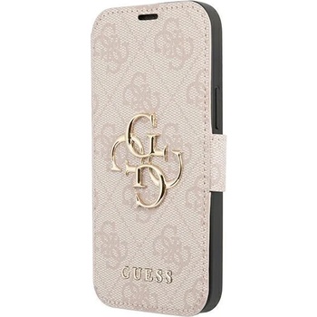 GUESS Калъф Guess GUBKP13L4GMGPI за iPhone 13 Pro / 13 6.1"", розов / розов, 4G Big Metal Logo (GUE001580-0)