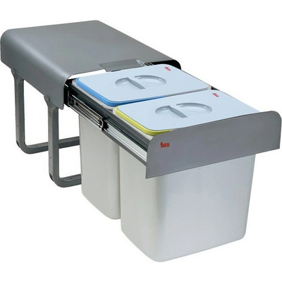 Teka ECO EASY 45 30 l 2 košík/košíky Pozinkovaná ocel Šedá