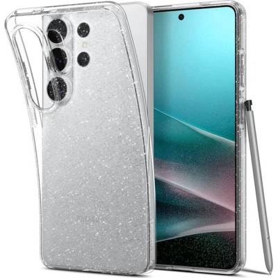 Spigen Блестящ Калъф за Samsung S26 Ultra, Spigen Liquid Crystal Glitter Quartz Case, Прозрачен (ACS10673)