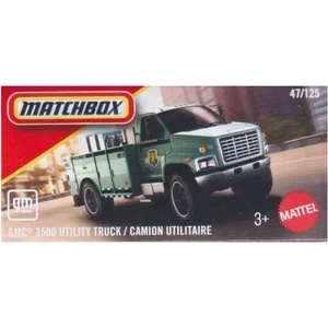 Mattel Matchbox: Играчка количка в кутия GMC 3500 сервизен камион (JHR22)